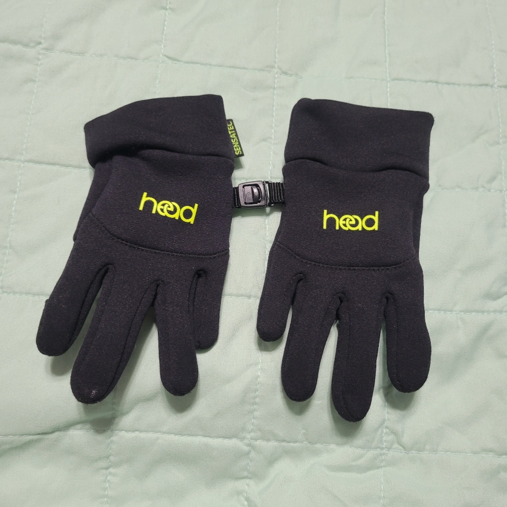 Head Touchscreen Winter Snow Gloves, Kids Touch Gloves, Black, S